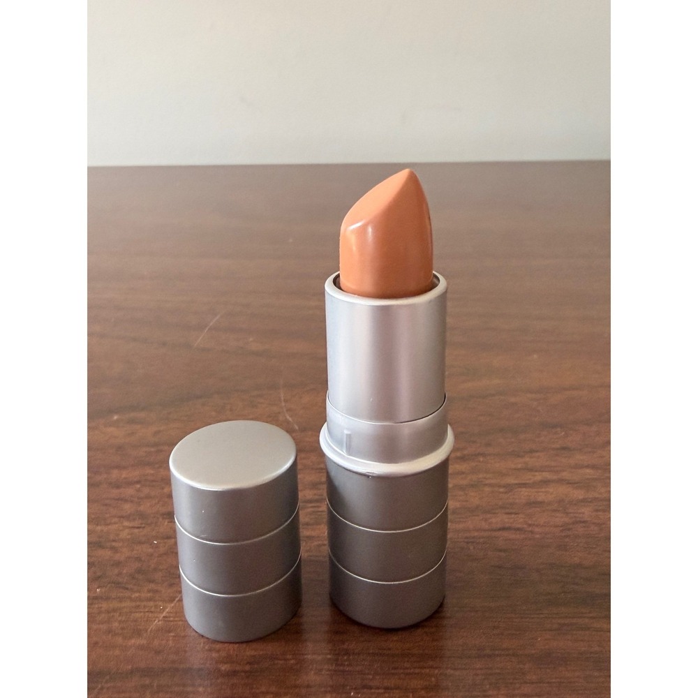 Prescriptives Demi-Matte Lipstick Stargazer Peach Nude Silver Tiered Tube Rare